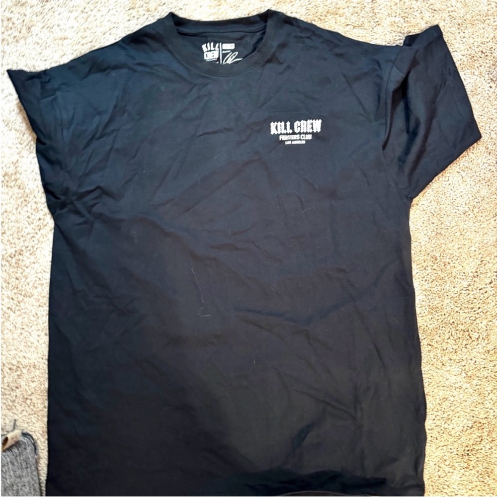 Kill Crew Classic Black Tee- Never Worn 2X